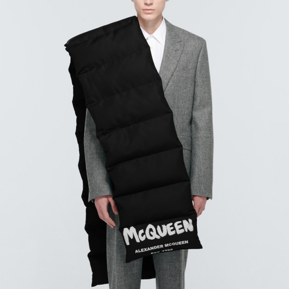 Alexander McQueen Graffiti printed scarf